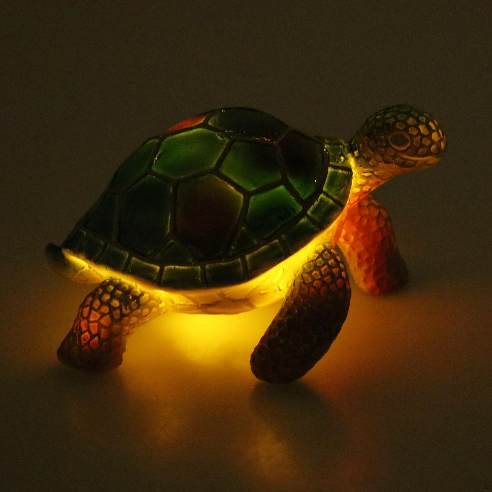 

Животное настольная лампа ремесло орнамент антикварный детский ночник для спальни Tortoise