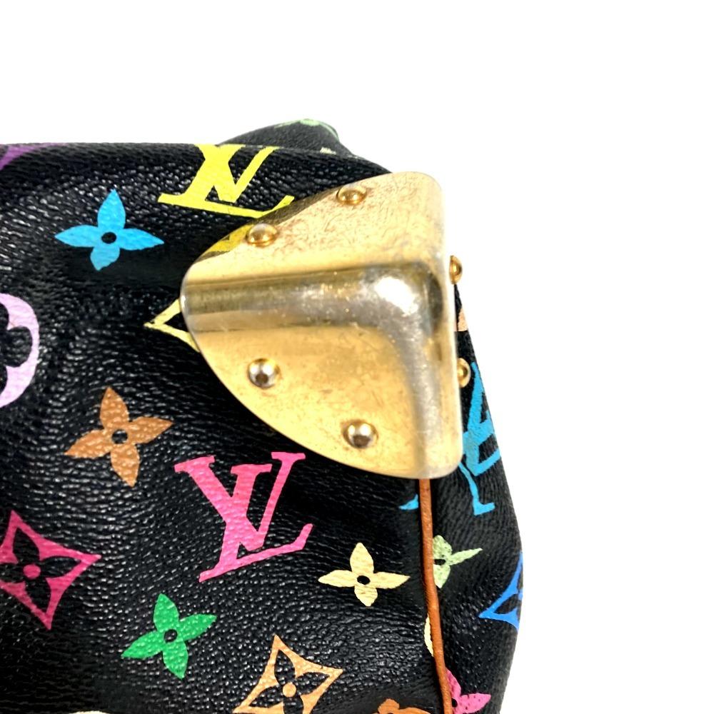 Louis Vuitton M92642  MonogramMulticolore Speedy30 Hand Bag Noir Black