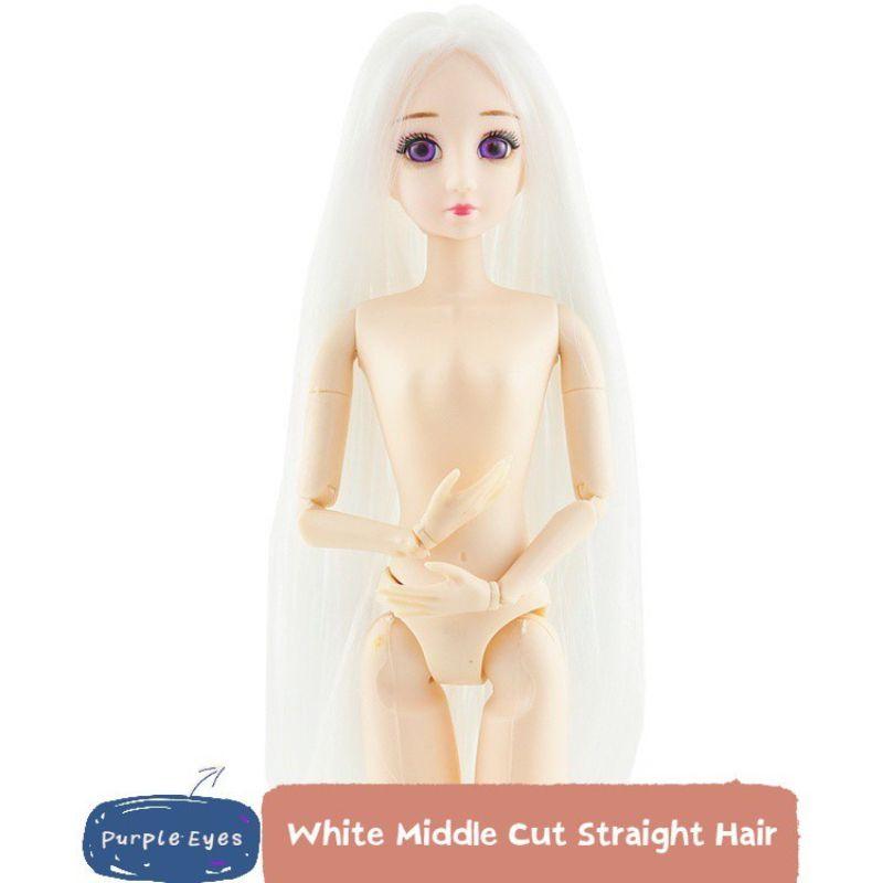 Muñeca de Moda Bjd 20 Articulaciones Maquillaje Diy Princesa Niña Juguete Regalo Para Niñas Ojos 3D