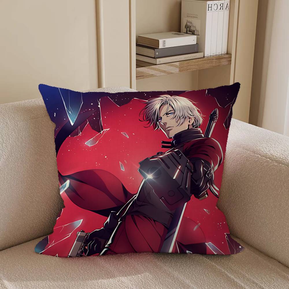 

D-Devil May CryS Cushion Cover Decorative Pillow Sofa Home Decor Case Pillow Cases 16x16Inch