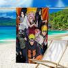 1pc NARUTO (2) Beach Towel, Beach and Seaside Swimming Pool Equipment, Fashion Pattern, Rectangular, Travel Essentials