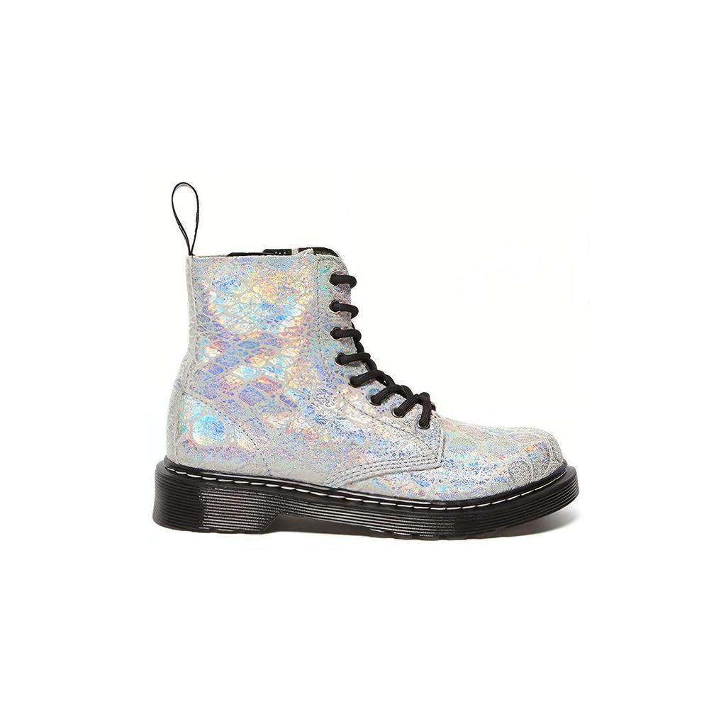 Dr. Martens Stivaletti Junior 1460 Pascal Zip Stivali Bambino Argento 26027045