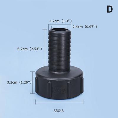 1/2 "bis 2" Wasser IBC Tank Adapter Garten Schlauch Adapter Tap Stecker Fitting Werkzeug