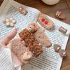10-piece set of cute pom-poms winter snap button hair clips