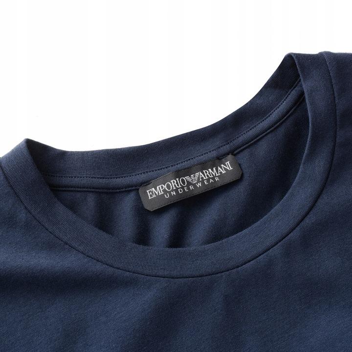 Emporio Armani t-shirt koszulka męska granatowa crew-neck 111035-1P729-00135 S