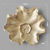 Shaped Leaf Sophisticated Resin Wall Hanging For Elegant Home Bedroom Decor