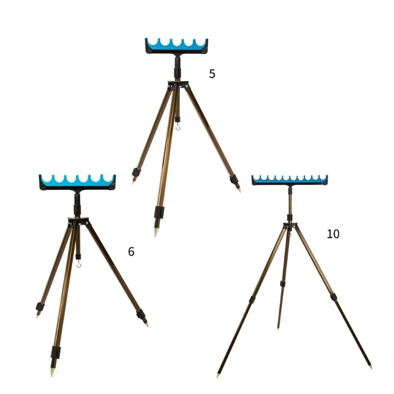 Adjustable Length Fishing Rod Holder Night Fishing Rod Holder Portables for Beach Lake River Angling Accessories