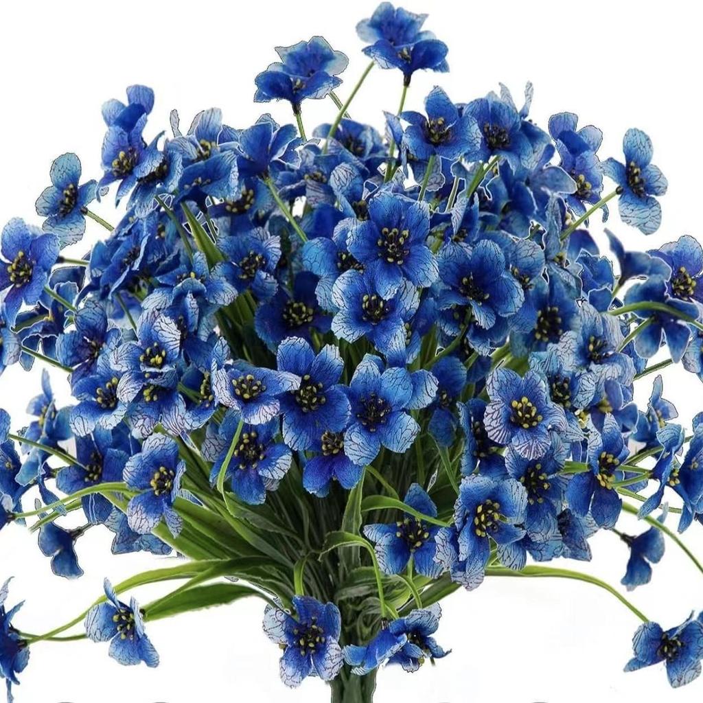 Artificial Spring Garden Flowers: Outdoor Simulation Grass and Floral Decoration