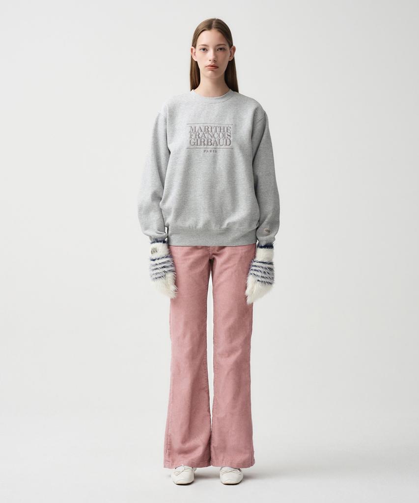 Malittepeulangsowajeobeo W Corduroy Boots Cut Pants Dark Pink