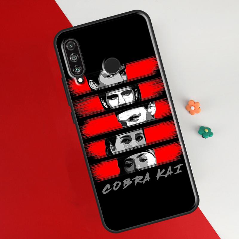 Cobra Kai Snake Anime Case For Honor 50 8X 9X 10i Cover For Huawei P30 P40 Lite P50 P20 Pro P Smart 2019 Nova 5T