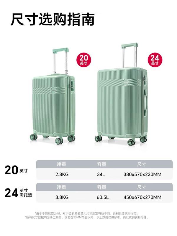 

American Tourister New Leaf Green Spinner Luggage