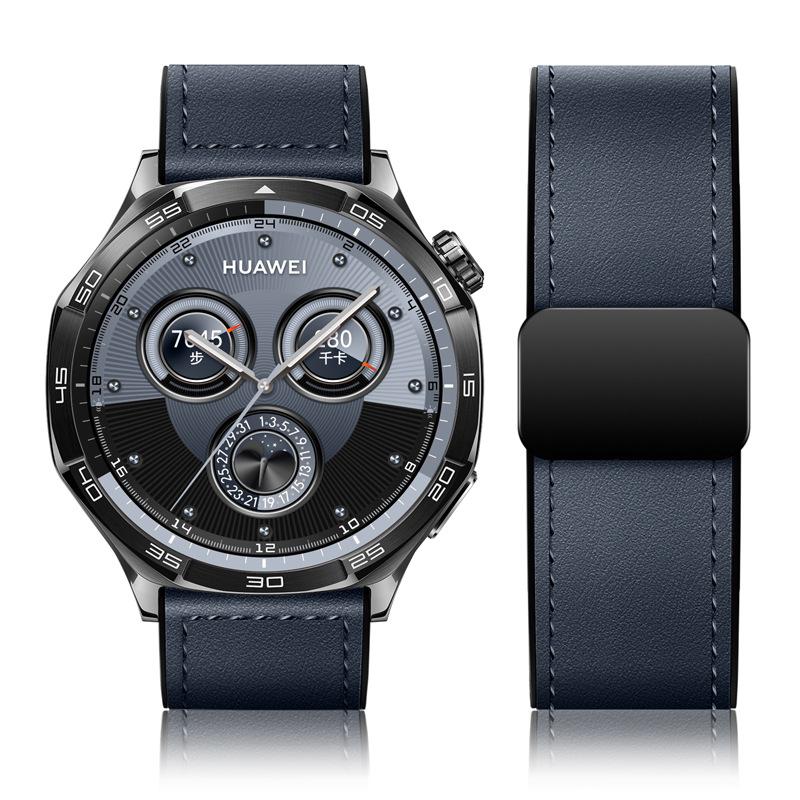 22mm 20mm Lederarmband für Huawei Watch GT6/5/GT 4 3 Pro 46mm Silikon-Armband für Amazfit Active 2/Bip 6 5/Galaxy 7 6 5 Gürtel