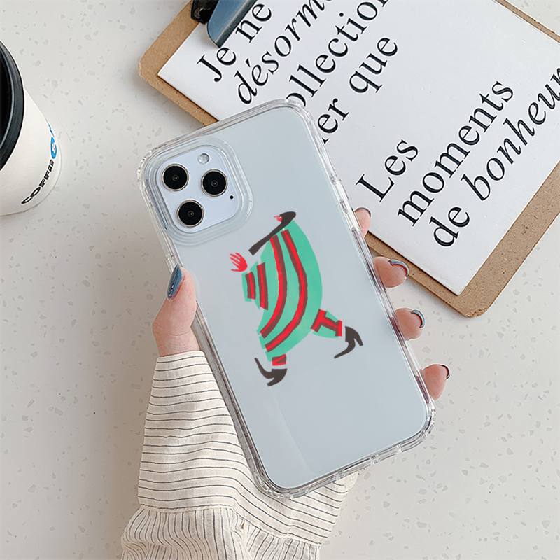 Ilustracja Amber Vittoria Etui na telefon Dla iPhone 11 12 Mini 13 14 Pro XS Max X 8 7 6s Plus 5 SE XR Przezroczysta obudowa