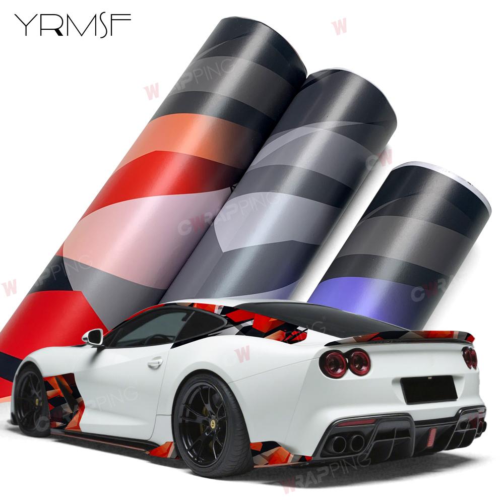 Exterior Car Stickers Geometric Camouflage Waterproof Paint Automotive Vinyl Paper for Car Tuning Accessories Wrapping Tools
