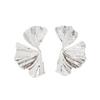 Retro 3D Big Flower Leaf Earrings: High-End Luxury Studs with Exaggerated Style and Fashionable Personality