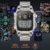 New Multifunctional Big screen Square Outdoor Smart Watch Flashlight Health Monitoring Men's Sports Bracele