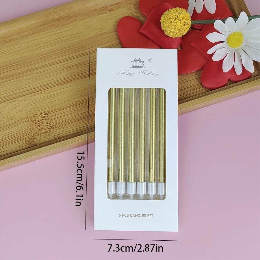 Birthday Candle Cake Baking Decoration Curve Rotating Curved Candle Romantic Party Colored Candle Multiple Style Choices
