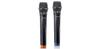 LENCO MCW-020BK - zestaw 2 dynamicznych mikrofonów bezprzewodowych, Lenco