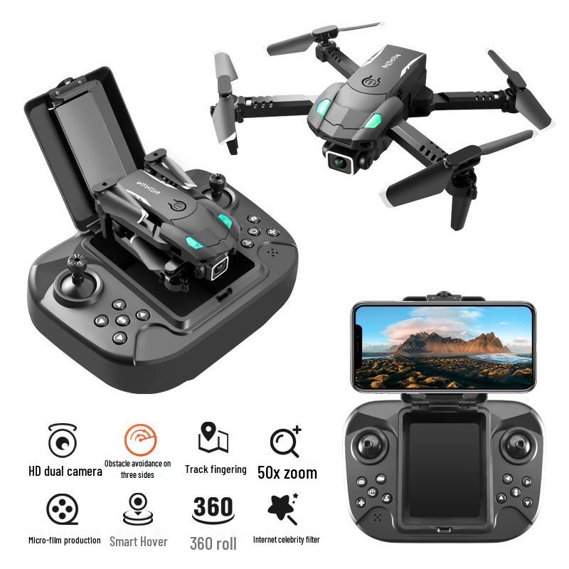 S128 Dreiseitige Hindernisvermeidung Drohne mit Dual-Kameras für HD-Luftaufnahmen - Mini-Quadcopter mit Fernbedienung zur Höhenhaltung.
