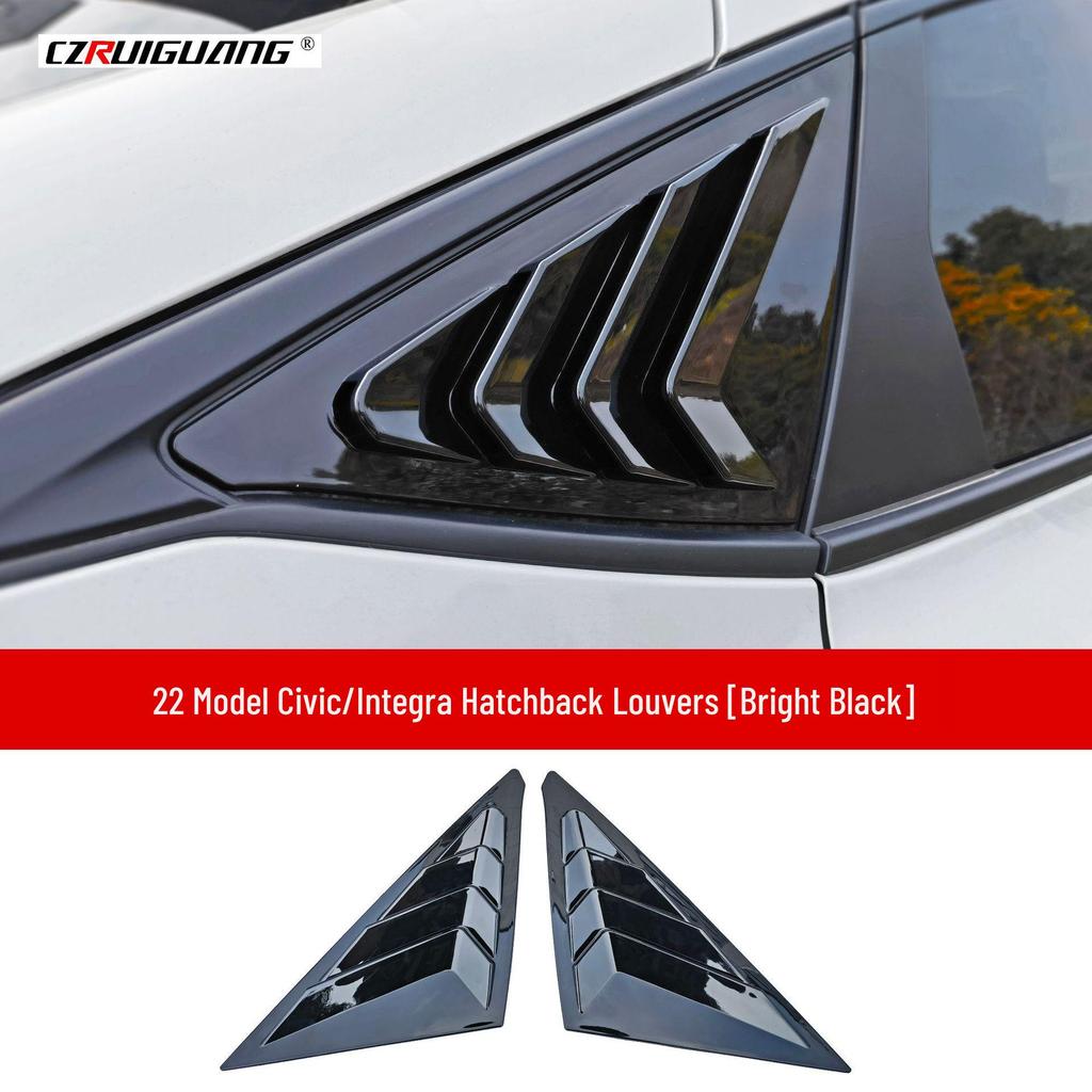 Honda Integra/Civic Front Lip, Rear Spoiler, Side Skirts, Rear Lip, Louvers, and Exhaust Tips Body Kit