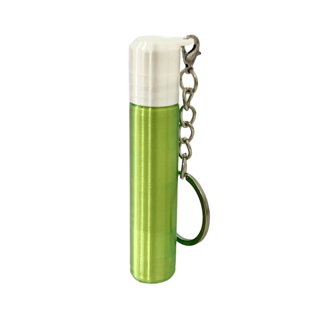 2pcs/Set 3inch Cotton Swab Storage Keychain PLA with Hanging Chain Storage Box Pendant Multi-color Portable Bag Accessories