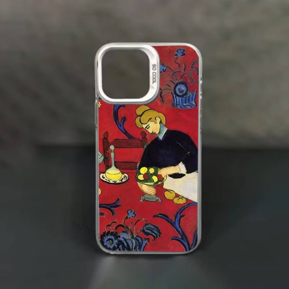Henri Matisse Art Painting Phone Case for iPhone 15 16 Pro Max Air SE 11 13 Pro 14 Plus 12 11Pro 15Pro Max 16e Cover