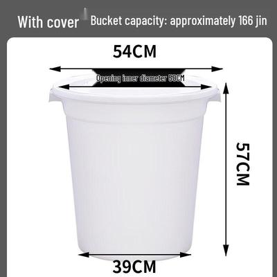 ZISIZ Extra-Large Thickened Household Plastic Bucket