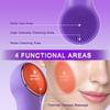 Sonic Warming Facial Cleansing Brush Waterproof Rechargeab Scrubber Exfoliating Vibrating Deep Clean Face Cleaner Skin Care Tool