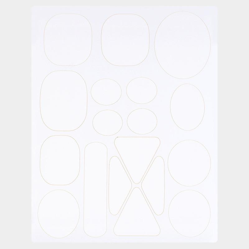 1Set Self-Adhesive Clothing Repair Patches Assorted Shapes Universal Durable Fabric Fixes For Down Jackets And Garments