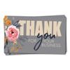 Greeting Labels Appreciate Cards Handmade With Love Flower Pattern Thank You For Your Order