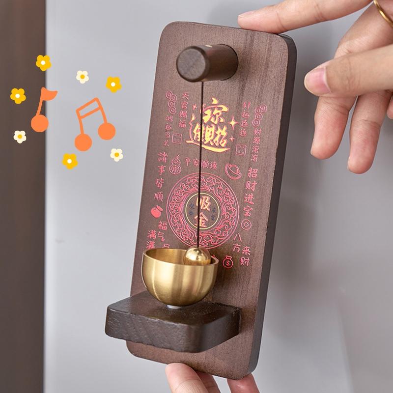 Japanese Doorbell Wood Wind Chime Wind Chimes Copper Bell Decorative Vintage Door Bell Home Decorations Campanillas De Viento