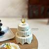 Girl'S Toy Set: 1/12 Scale Dollhouse Miniature Cake Stand, 3 Pieces