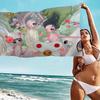 Aya Takano Art Anime Beach Swimming Towel Soft Absorbent Washcloth Children's Gifts for Kids Travel Camping Gym