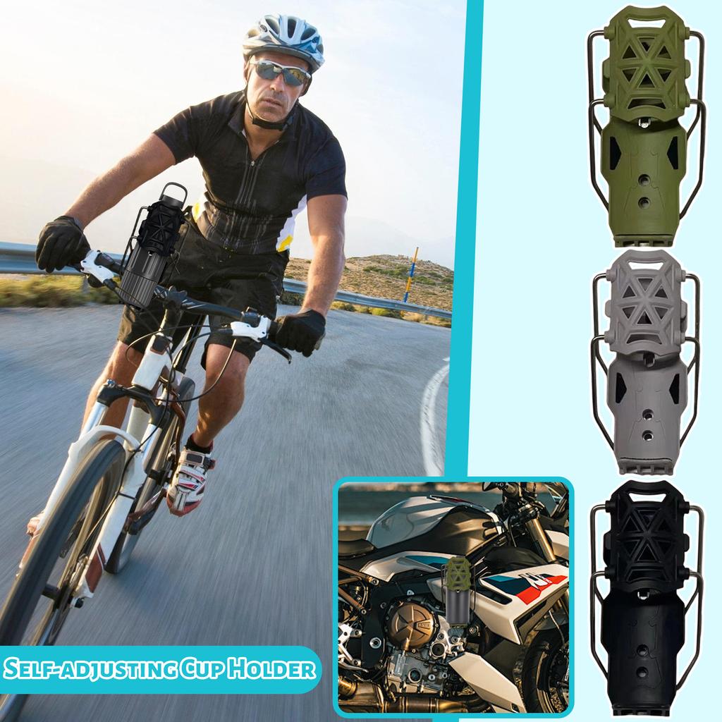 Adaptive Bumper Cup Holder For Electric Vehicles, Motorcycles, And Scooters Universal Water Bottle Holder