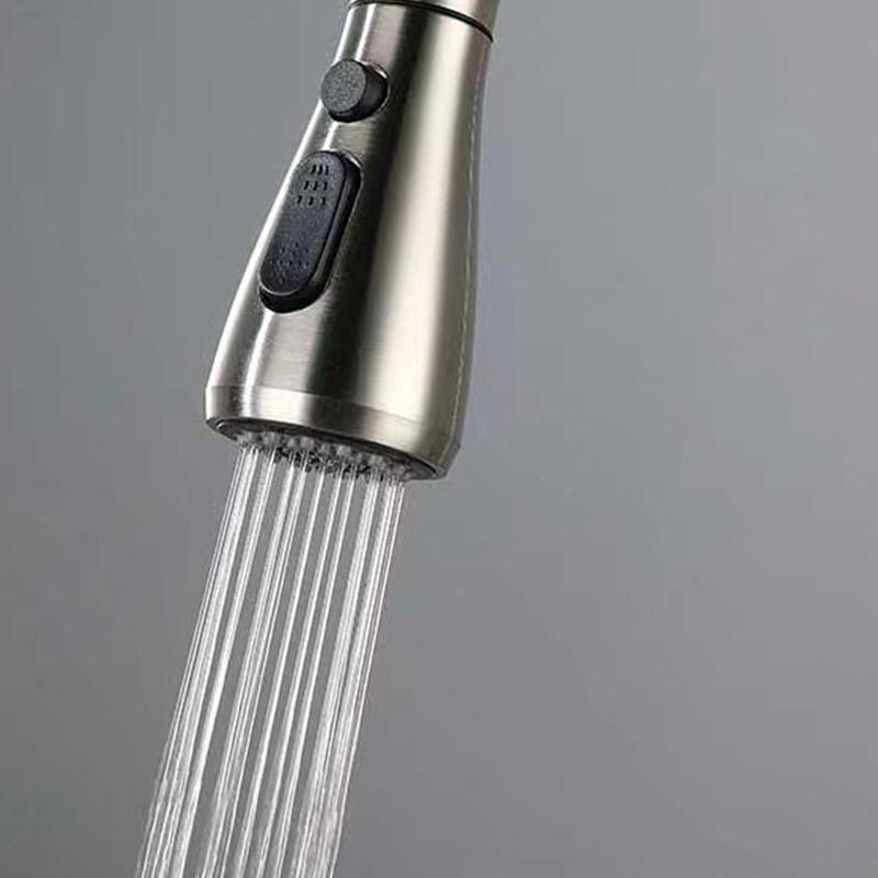 Никелевый Умный Бесконтактный Кухонный Смеситель из Нержавеющей Стали 304 с Выдвижной Лейкой, Умным Сенсором, Смесителем Горячей и Холодной Воды, Смеситель для Кухонной Раковины