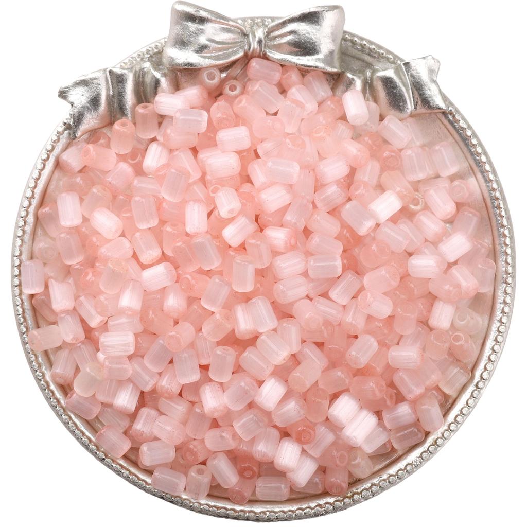 60Pcs Glass Seed Beads Cat Eye Jujube Shaped Beads DIY Bracelet Necklace For Jewelry Making Accessories