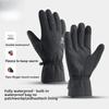 Windproof Waterproof Ski Warm Thick Gloves for Outdoor Cycling Autumn Winter Touch Screen Slip Wear-resistant Gloves