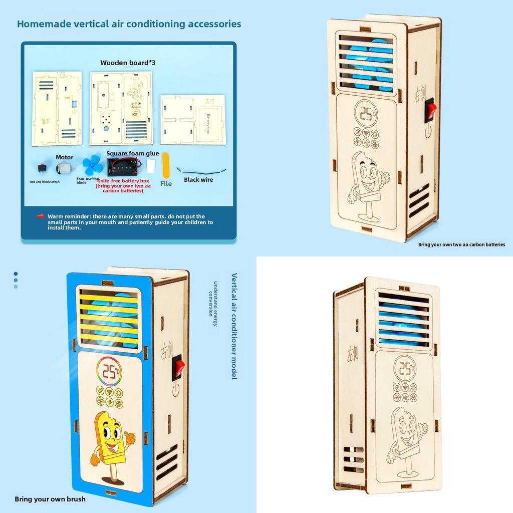 Science Experiment Diy Air Cooler Model Kit For Kids Educational Stem Learning