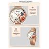 CURREN 9060 Luxus Casual Business Quarz Damenuhr Blumenzifferblatt Elegante exquisite Dame Handgelenk