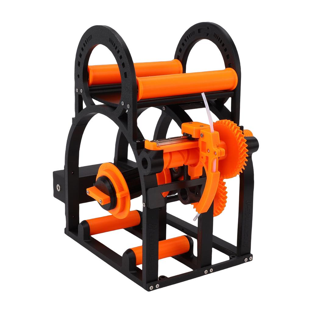 3D Filament Respooler Electric     20cm Spools Winder with Handle 3D Printing Supplies Orange