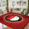Feyenoord Design Crystal Velvet Rug Soft Decorative Mat for Bedroom Entrance