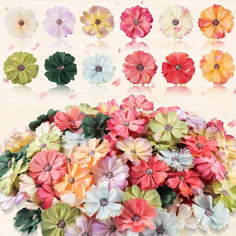 

Bulk Artificial Cherry Blossom Flower Head DIY Flower Decoration For Home Wedding Party Car Corsage Decoration Fake Flower