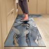 Rutschfeste Küchenmatte Lange Teppiche Kristall-Samt-Teppich für Wohnzimmer Absorbierende Fußmatten Schlafzimmer-Fußmatte Alfombra Kleine Teppiche