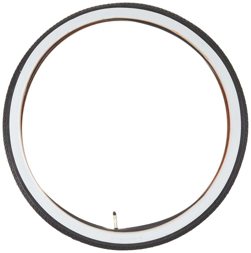 BRIDGESTONE for Angelino 1 roll BLW AG22F P7254 F274020BLW Tire/Tube WO22×1-1/2 (Shiro)