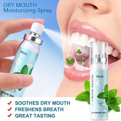 Mint Oral Spray 20ml Antibacterial Breath Freshener for Adults, Long-Lasting Freshness