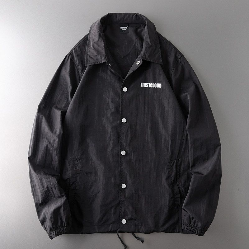 Tail Single Cut Label Mountain Outdoor Trendy Brand Sun Protection Clothing Men s Summer Thin Sun Protection Clothing Coat Men s Clothing Wind Shield Black L