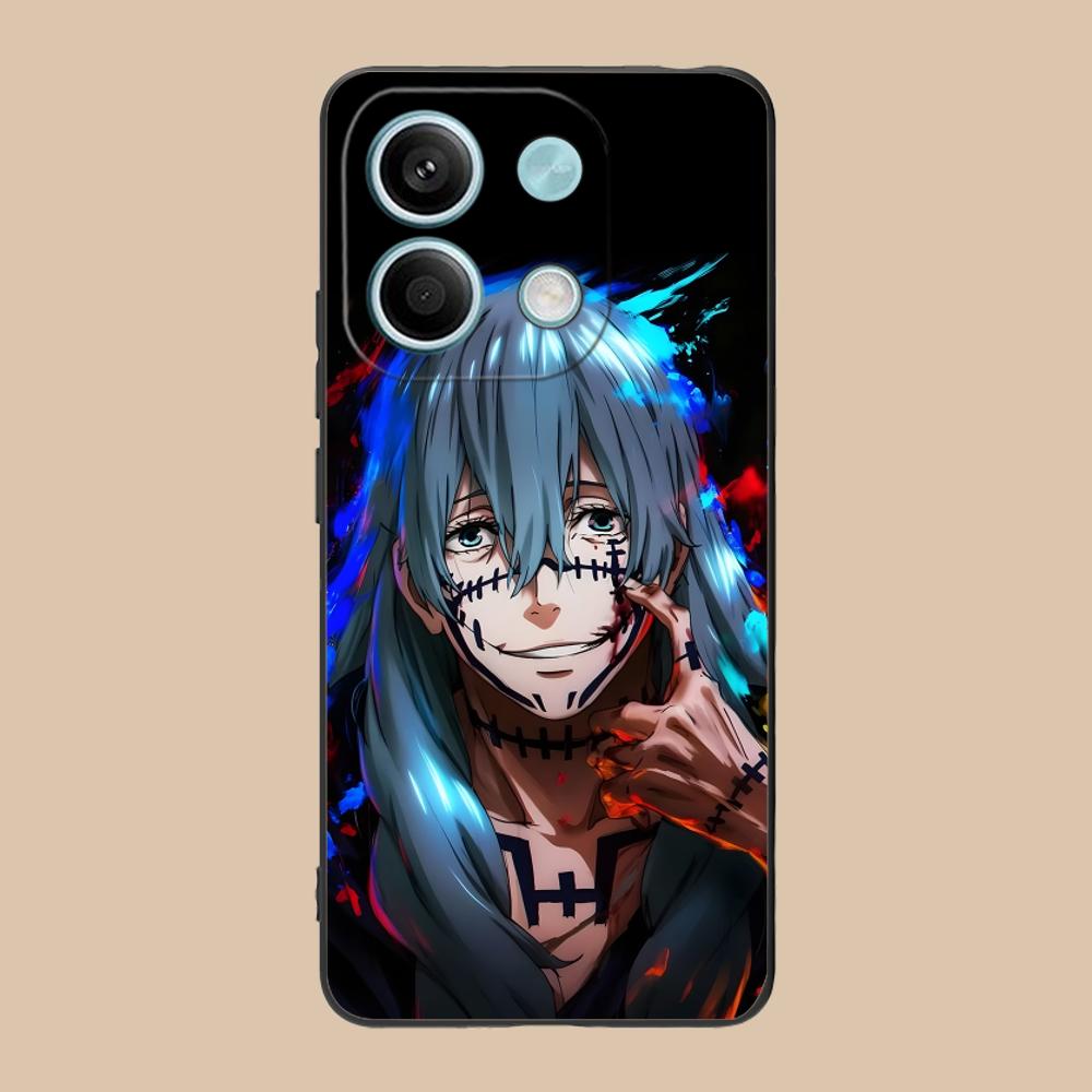 JJK Mahito Phone Case for Xiaomi 15 14 13 12 Mi 11 T Ultra Lite Pro S X 5G Soft TPU Shockproof Cover