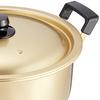 Hokuriku Aluminum 24cm Two-Handled Pot, Gas Stove Only, Lightweight, Pure Oxalic Acid, Flavorful, Made in Japan
