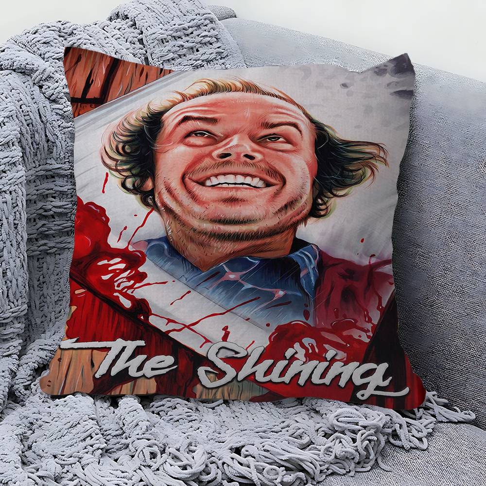 Horror Movie The Shining Pillow Covers Cartoon Sofa Decorative Home Double-sided Printing Short Plush Cute Cushion Cover
