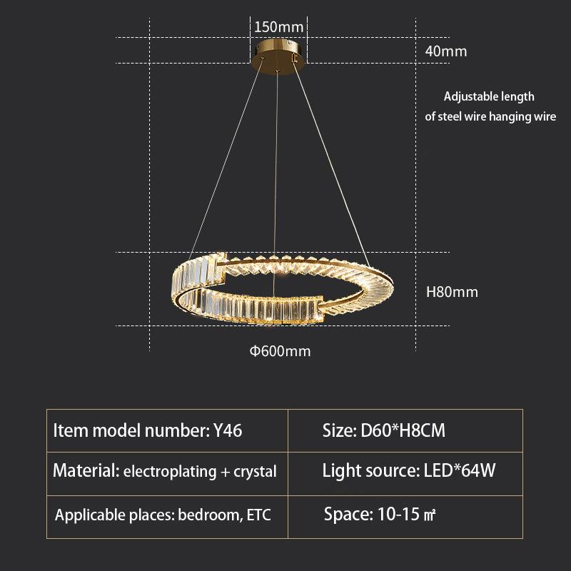 

Постмодернистская хрустальная люстра, роскошный подвесной светильник в форме искусства, современный декор для спальни, светодиодное освещение с креплением для вестибюля отеля Warm White